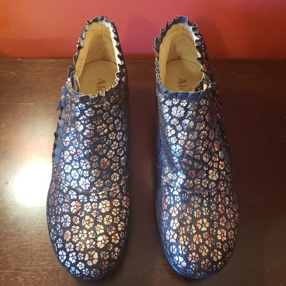 Alegria Hannah Autumn Poppy floral booties size 40 eur - Picture 5 of 12